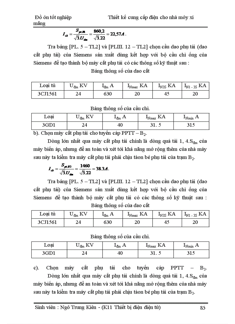 image for page Thiết kế cung cấp điện cho nhà máy xi măng