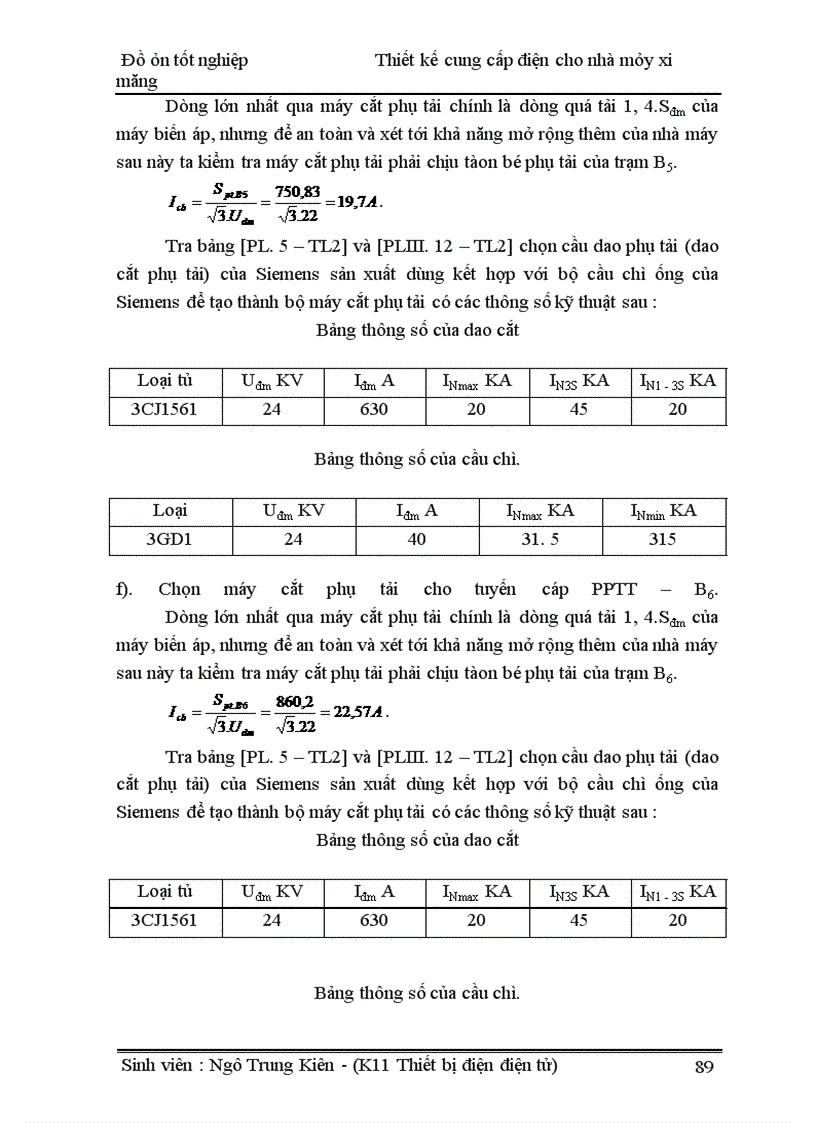 image for page Thiết kế cung cấp điện cho nhà máy xi măng