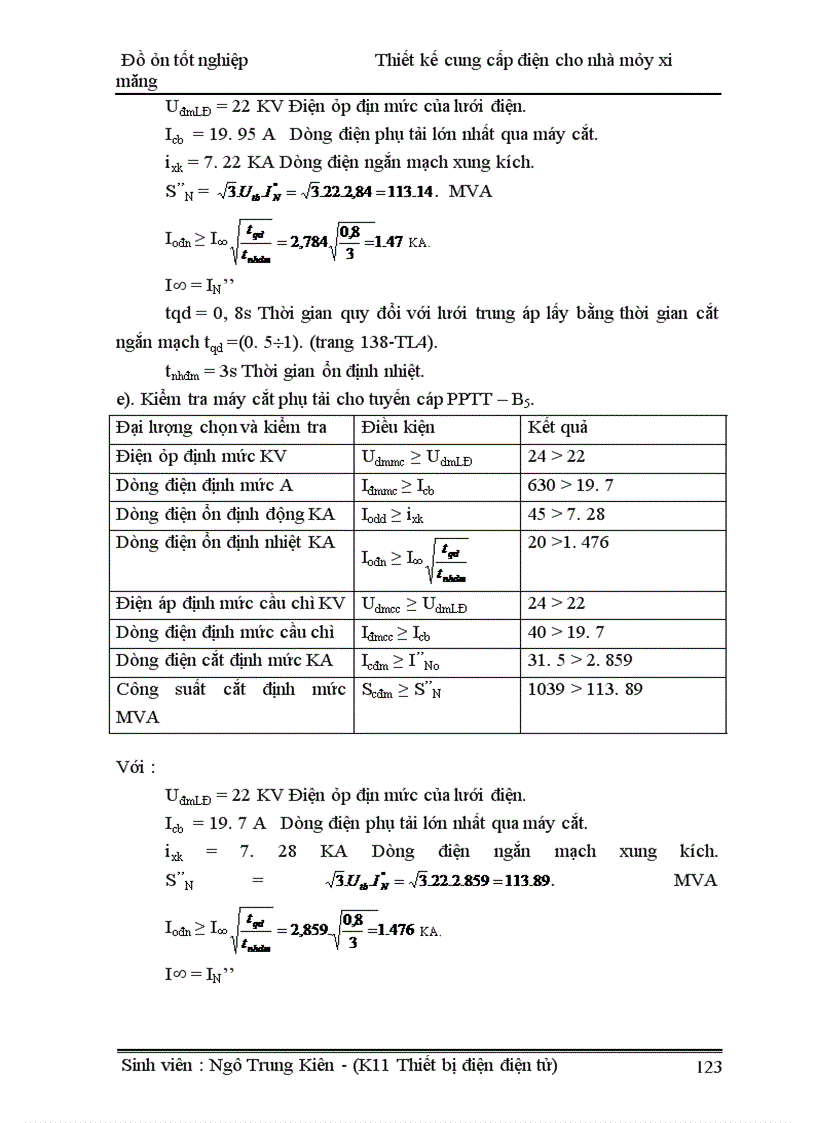 image for page Thiết kế cung cấp điện cho nhà máy xi măng