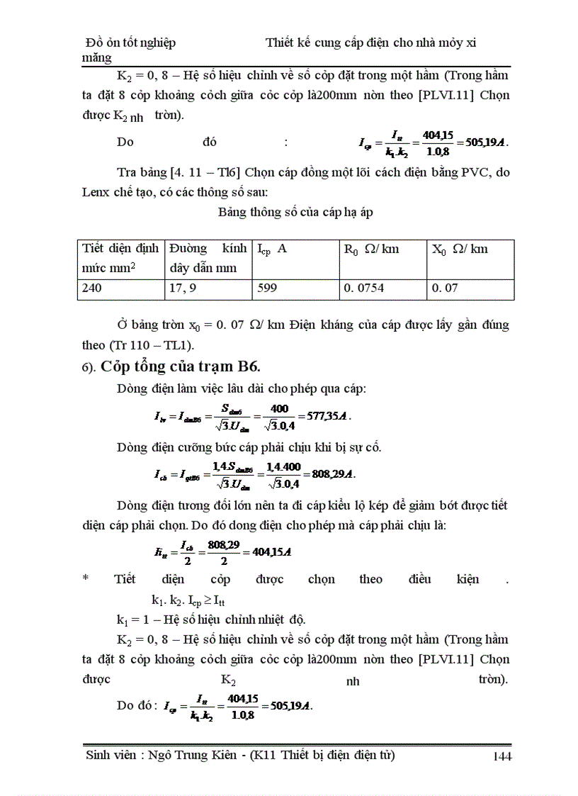 image for page Thiết kế cung cấp điện cho nhà máy xi măng
