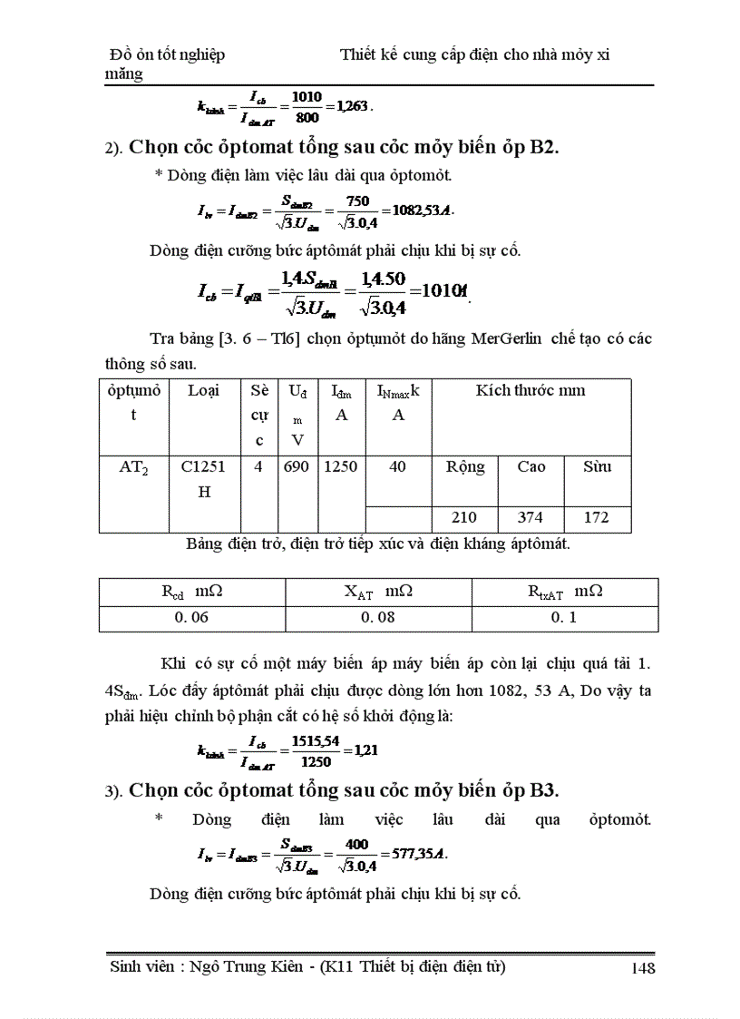 image for page Thiết kế cung cấp điện cho nhà máy xi măng