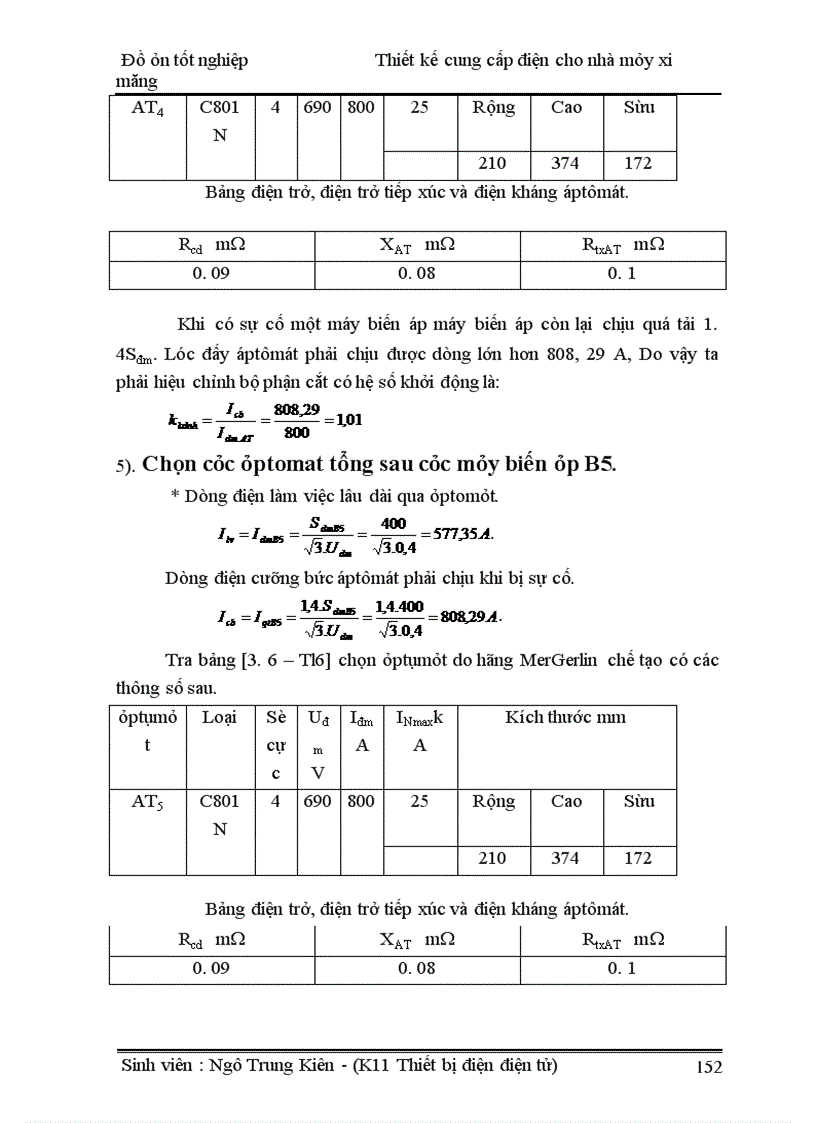 image for page Thiết kế cung cấp điện cho nhà máy xi măng