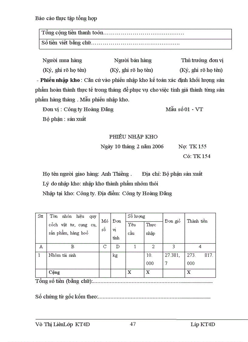 image for page Báo cáo thực tập tại công ty TNHH sản xuất và thương mại Hoàng Đăng