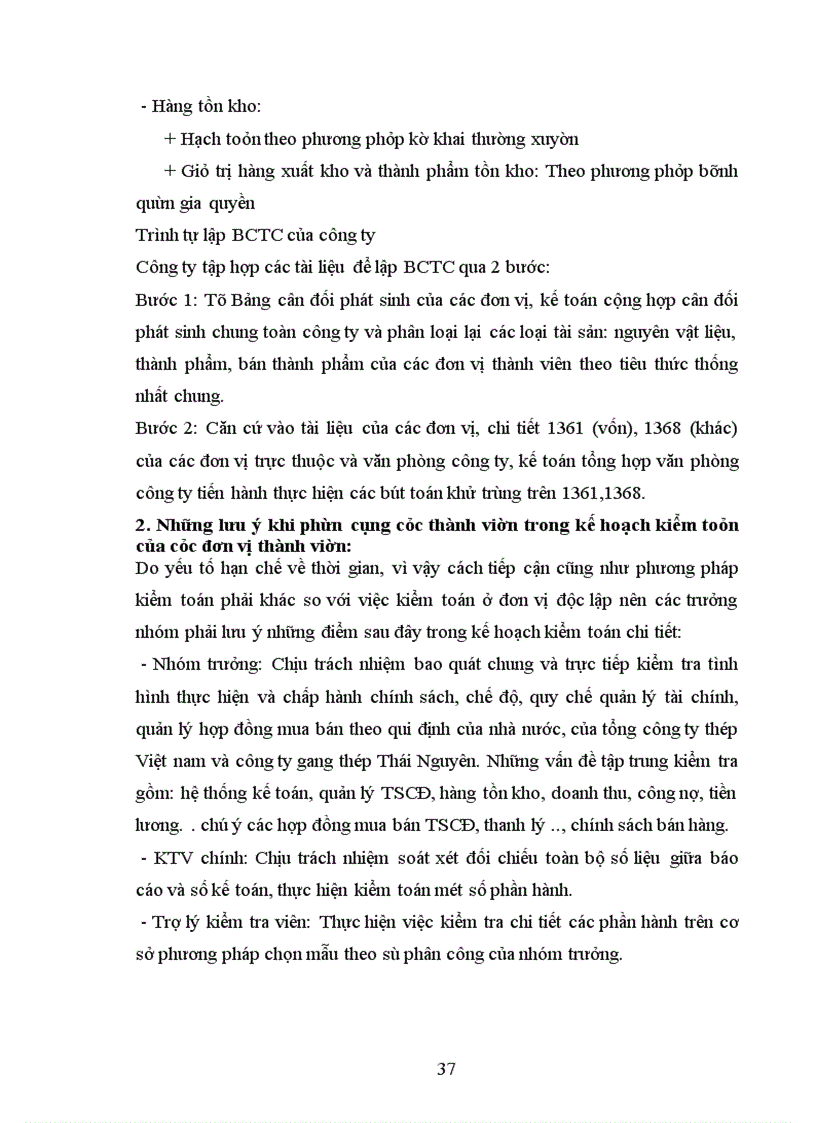 image for page Thủ tục phân tích trong quá trình kiểm toán báo cáo tài chính các doanh nghiệp của Công ty CPA Hà Nội