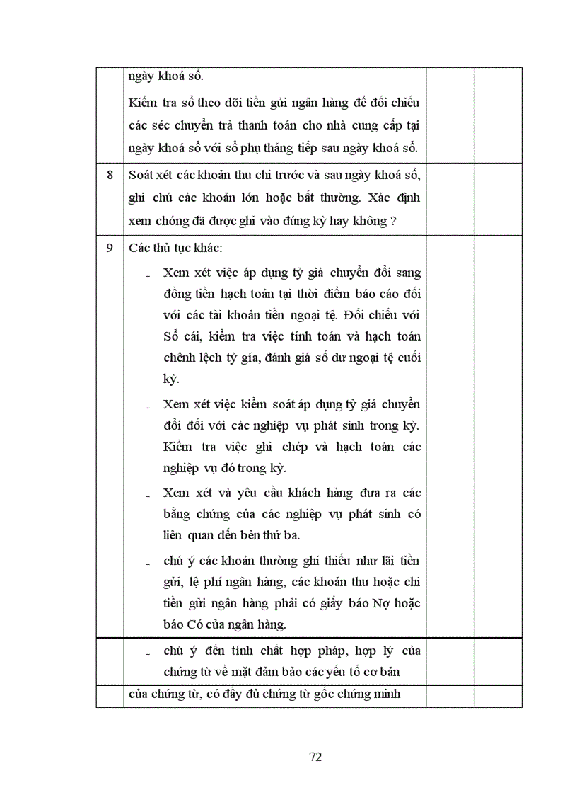 image for page Thủ tục phân tích trong quá trình kiểm toán báo cáo tài chính các doanh nghiệp của Công ty CPA Hà Nội