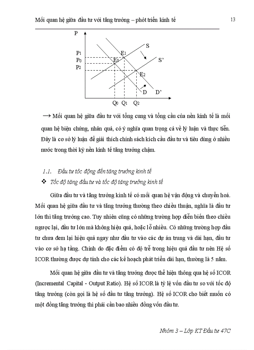 image for page Mối quan hệ tác động qua lại giữa đầu tư và tăng trưởng - phát triển kinh tế