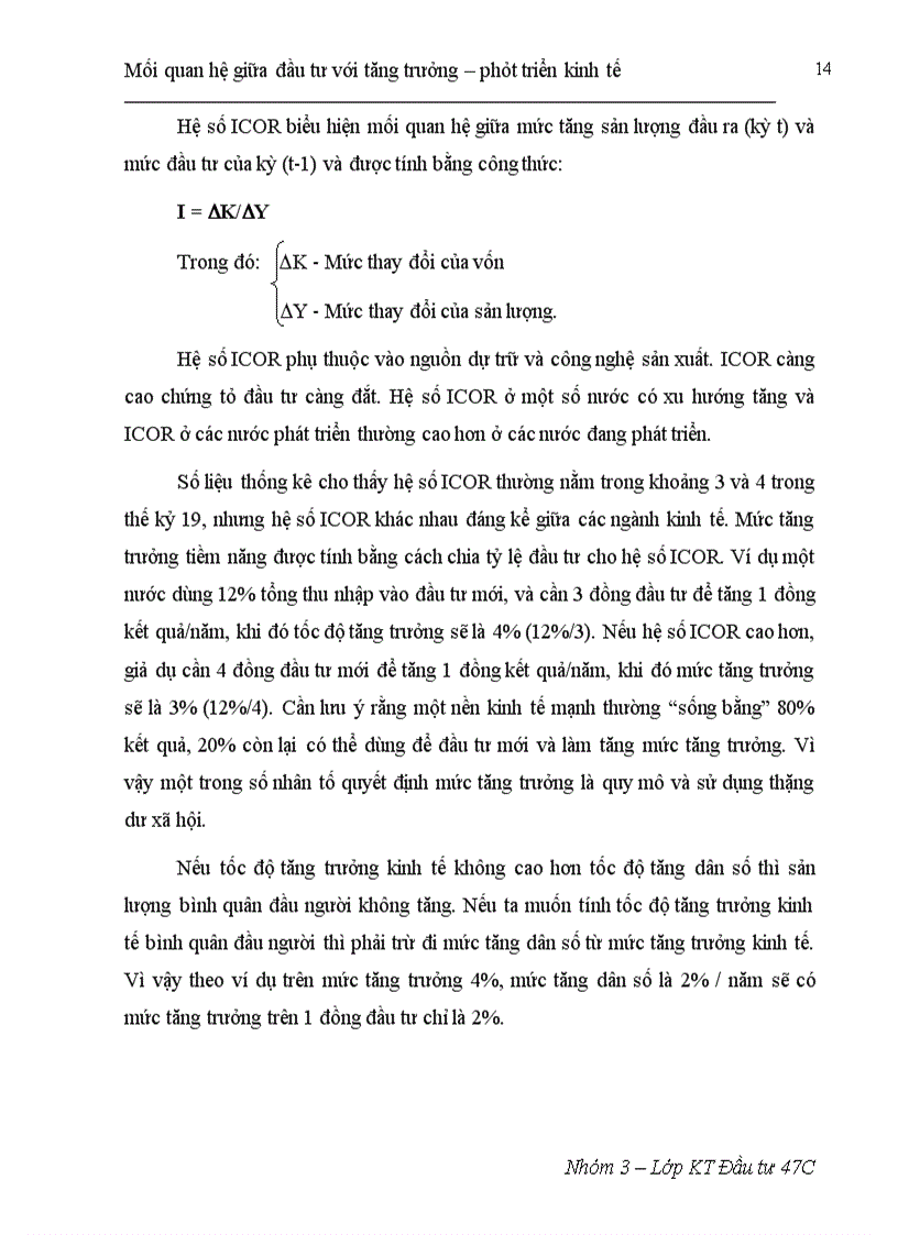 image for page Mối quan hệ tác động qua lại giữa đầu tư và tăng trưởng - phát triển kinh tế