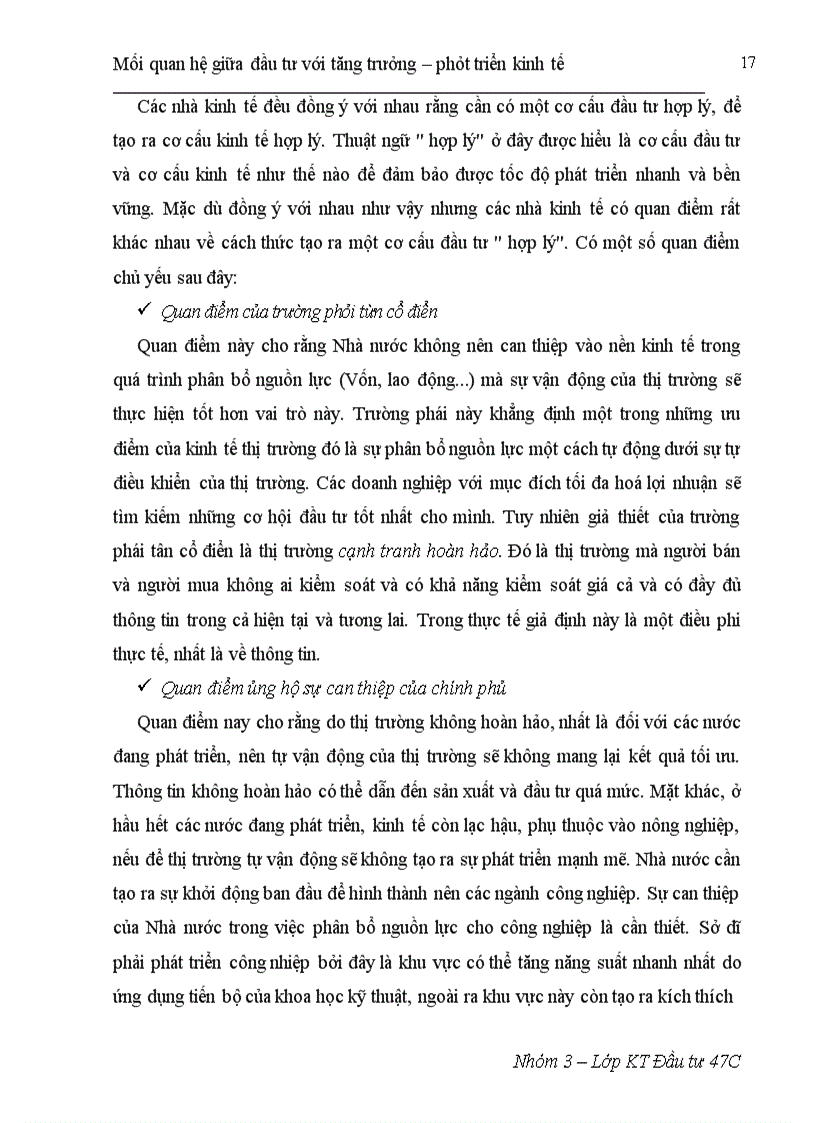 image for page Mối quan hệ tác động qua lại giữa đầu tư và tăng trưởng - phát triển kinh tế