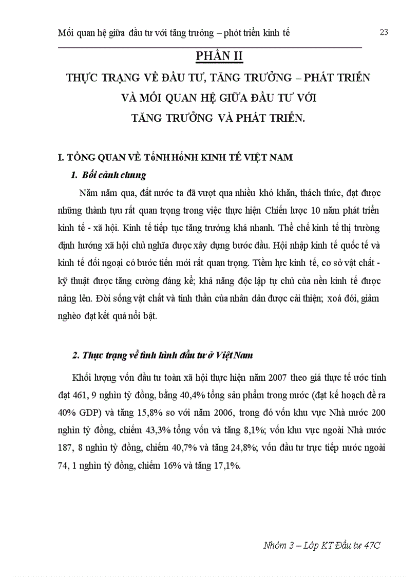 image for page Mối quan hệ tác động qua lại giữa đầu tư và tăng trưởng - phát triển kinh tế