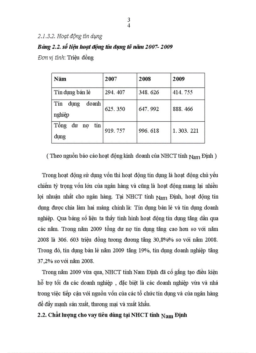 image for page Nâng cao chất lượng cho vay tiêu dùng tại Ngân hàng Công Thương tỉnh Nam Định