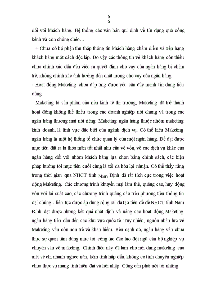 image for page Nâng cao chất lượng cho vay tiêu dùng tại Ngân hàng Công Thương tỉnh Nam Định