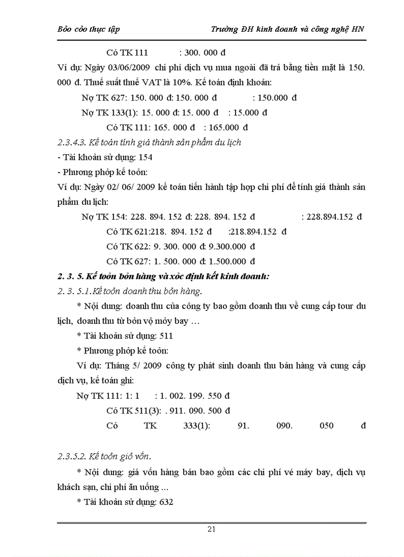 image for page Tình hình tổ chức bộ máy kế toán và công tác kế toán tại Công ty cổ phần du lịch và dịch vụ Hồng Gai chi nhánh Hà Nội