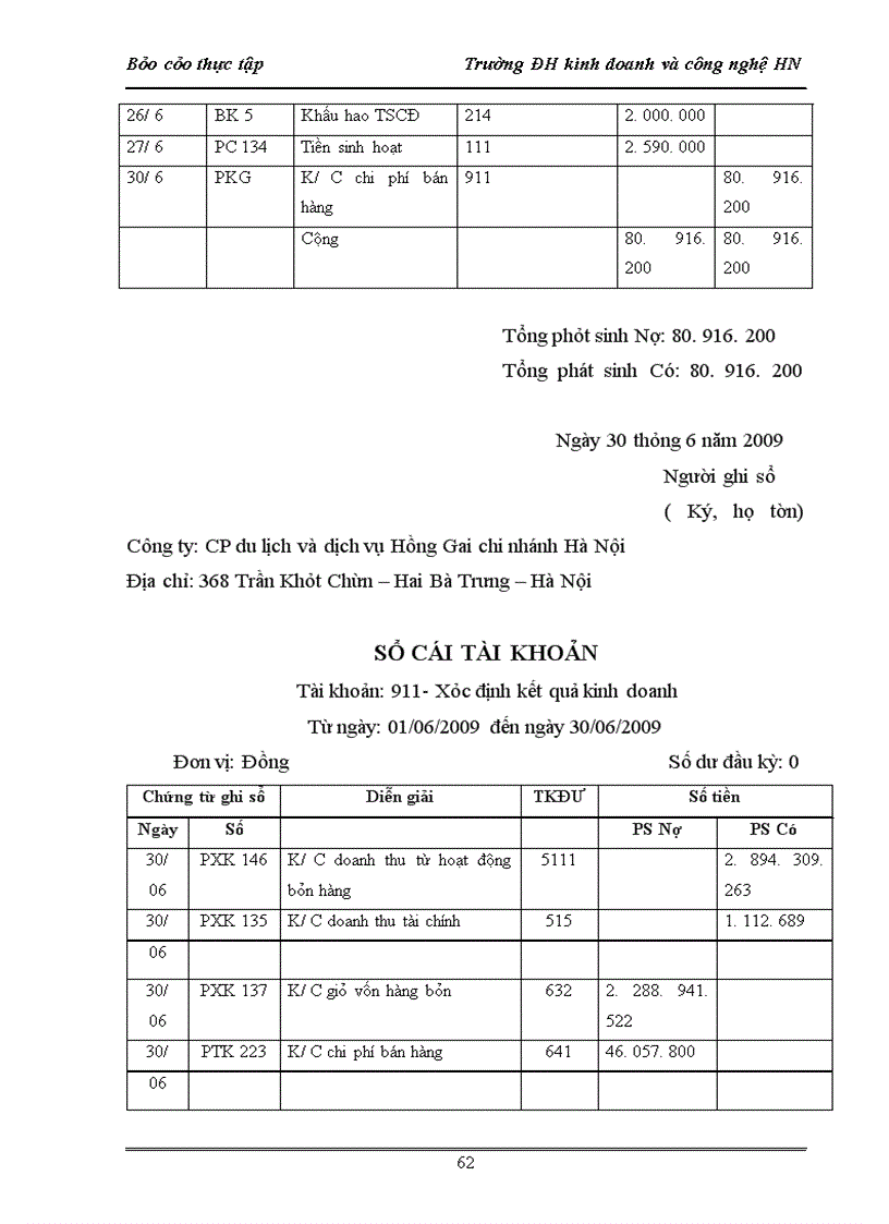 image for page Tình hình tổ chức bộ máy kế toán và công tác kế toán tại Công ty cổ phần du lịch và dịch vụ Hồng Gai chi nhánh Hà Nội