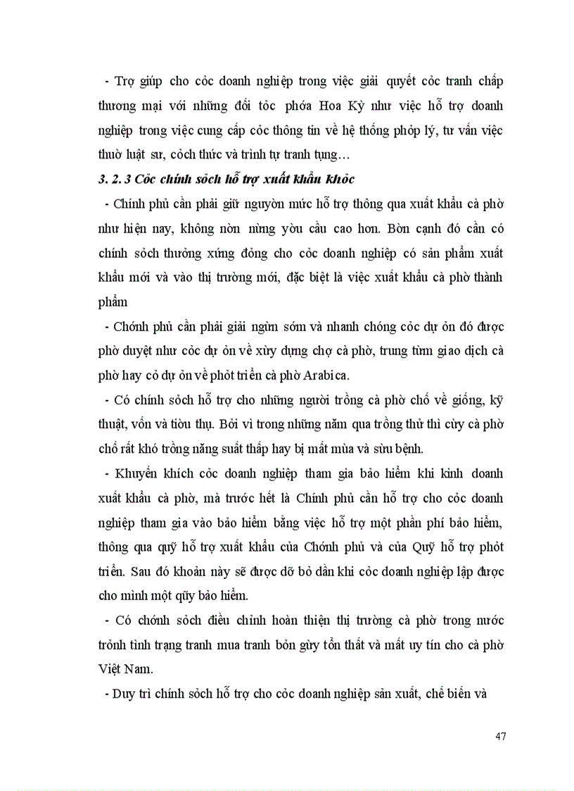 image for page Xuất khẩu cà phê của Việt Nam và tầm quan trọng của xuất khẩu cà phê sang thị trường Hoa Kỳ