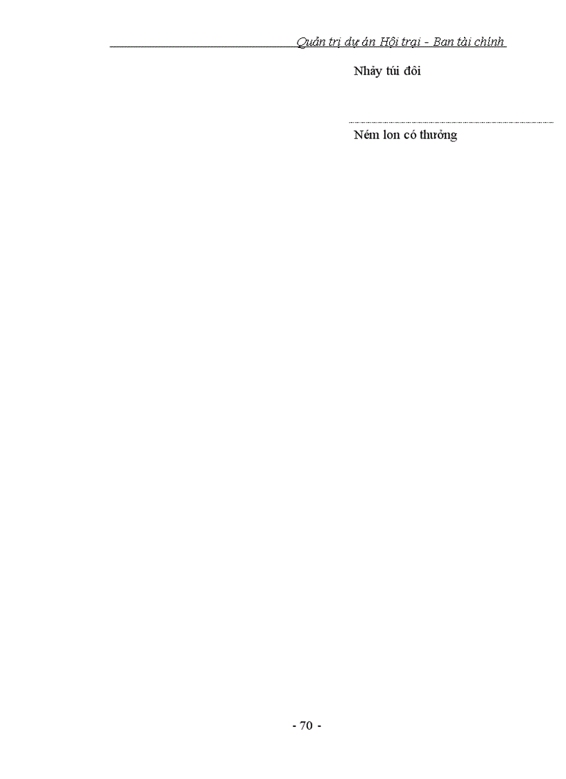 image for page Quản trị dự án Hội trại - Ban tài chính