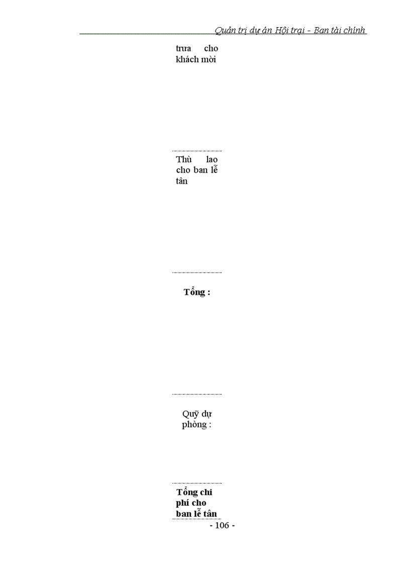 image for page Quản trị dự án Hội trại - Ban tài chính