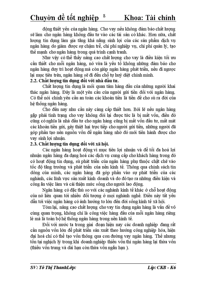image for page Giải pháp nâng cao chất lượng hoạt động tín dụng ngắn hạn tại Sở giao dịch I - Ngân hàng đầu tư và phát triển Việt Nam.