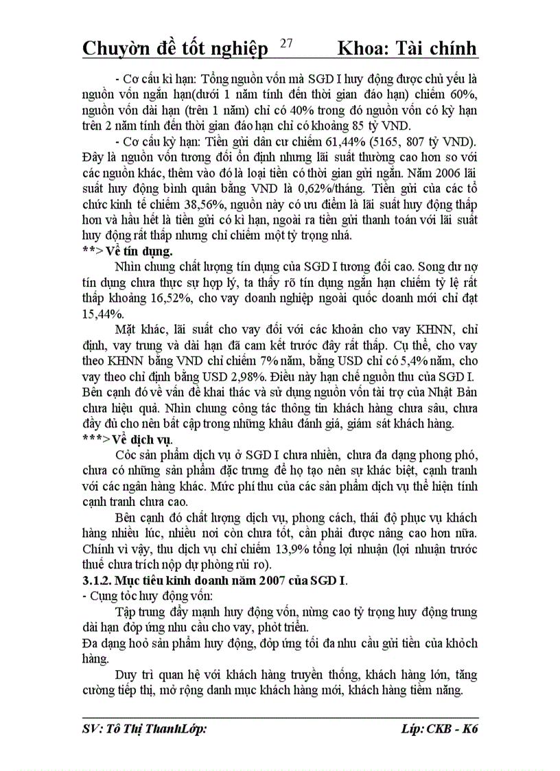 image for page Giải pháp nâng cao chất lượng hoạt động tín dụng ngắn hạn tại Sở giao dịch I - Ngân hàng đầu tư và phát triển Việt Nam.