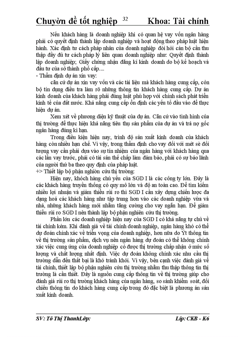 image for page Giải pháp nâng cao chất lượng hoạt động tín dụng ngắn hạn tại Sở giao dịch I - Ngân hàng đầu tư và phát triển Việt Nam.