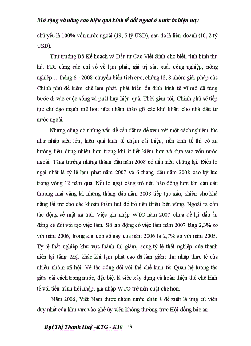 image for page Giải pháp mở rộng và nâng cao hiệu quả kinh tế-xã hội của kinh tế đối ngoại ở nước ta hiện nay