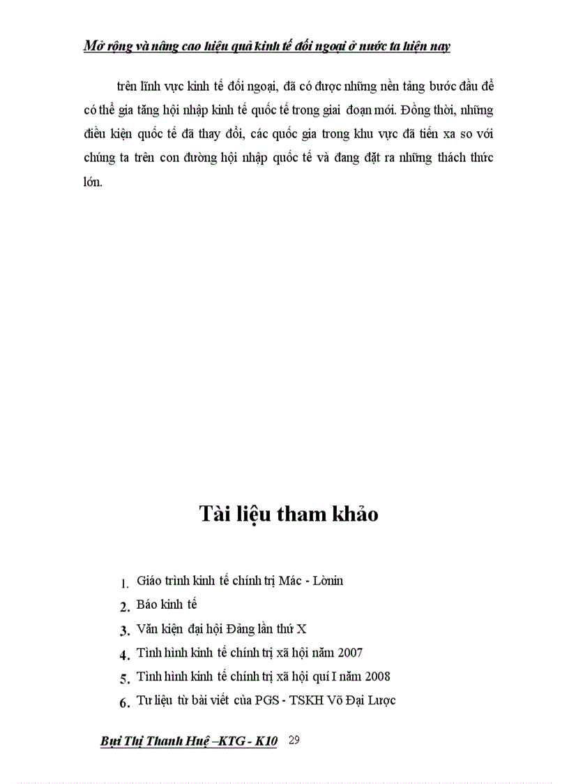 image for page Giải pháp mở rộng và nâng cao hiệu quả kinh tế-xã hội của kinh tế đối ngoại ở nước ta hiện nay