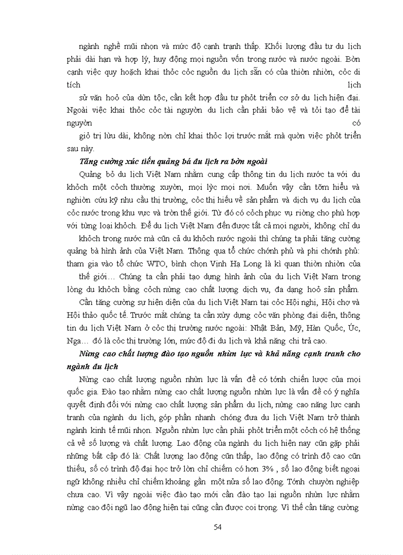 image for page Sự thay đổi của du lịch việt nam sau khi Việt Nam gia nhập WTO