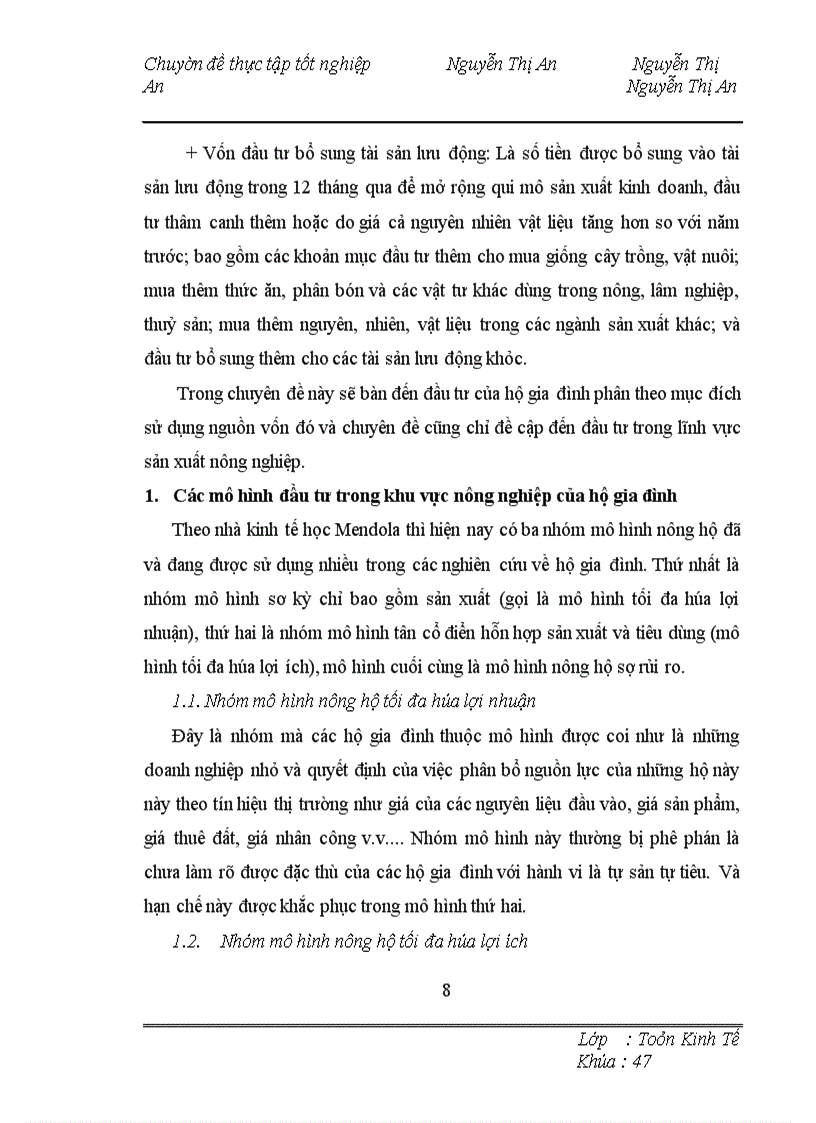 image for page Phân tích, đánh giá tác động của các yếu tố đến đầu tư sản xuất của hộ gia đình