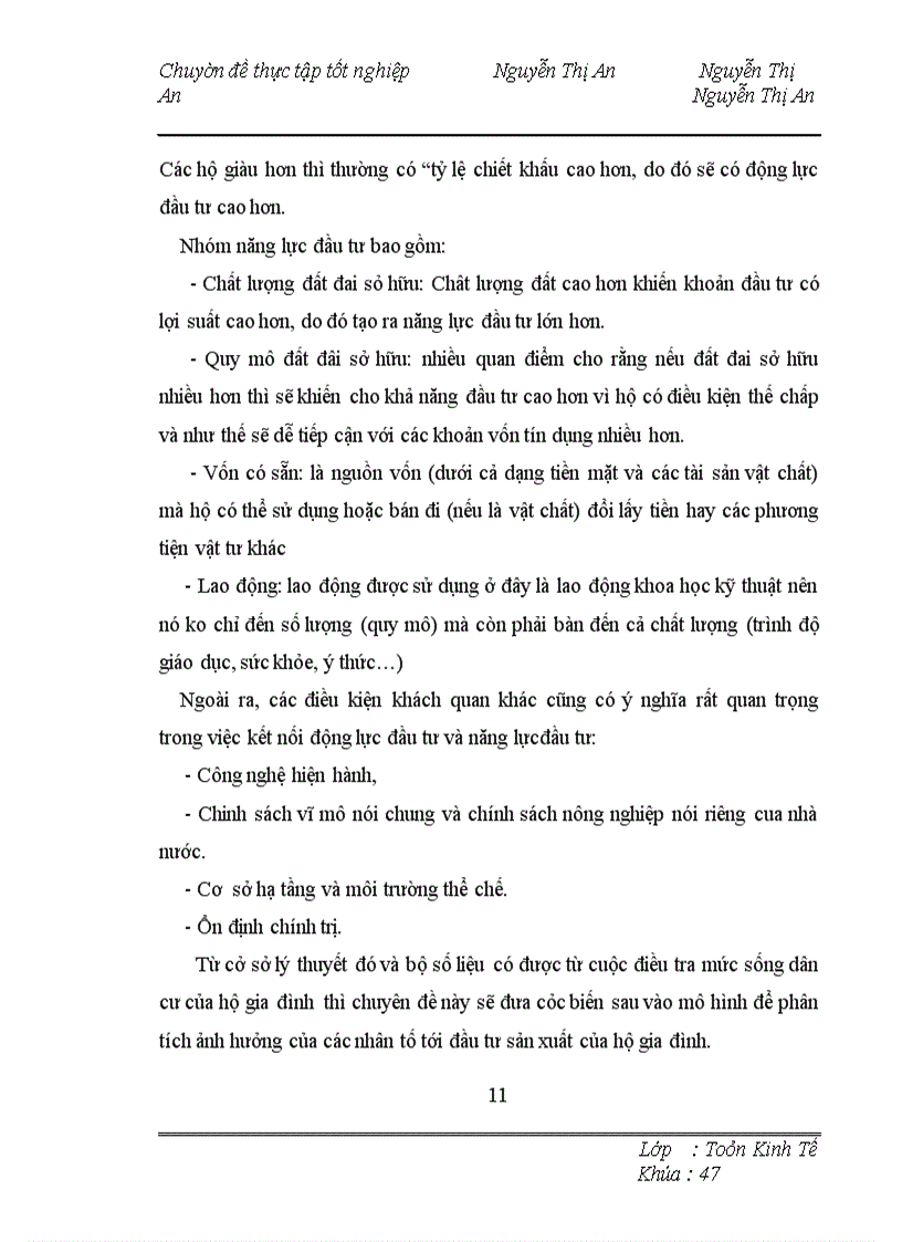 image for page Phân tích, đánh giá tác động của các yếu tố đến đầu tư sản xuất của hộ gia đình
