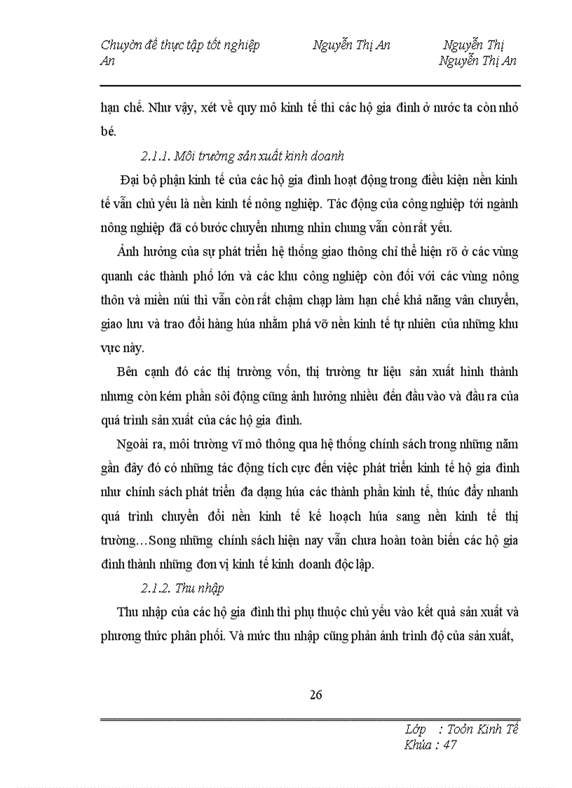 image for page Phân tích, đánh giá tác động của các yếu tố đến đầu tư sản xuất của hộ gia đình