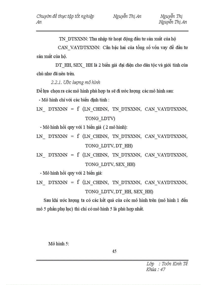image for page Phân tích, đánh giá tác động của các yếu tố đến đầu tư sản xuất của hộ gia đình