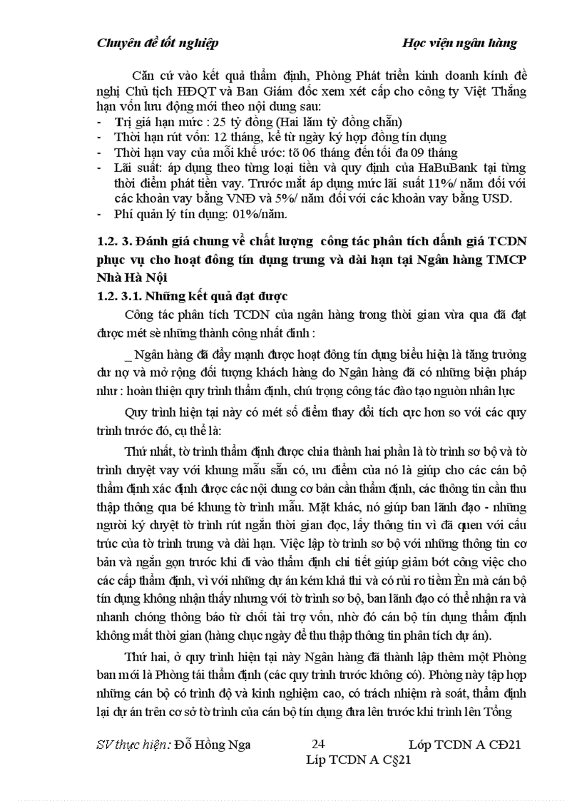 image for page Giải pháp nâng cao chất lượng công tác phân tích TCDN phục vụ cho tín dụng T&DH tại ngân hàng TMCP nhà Hà Nội