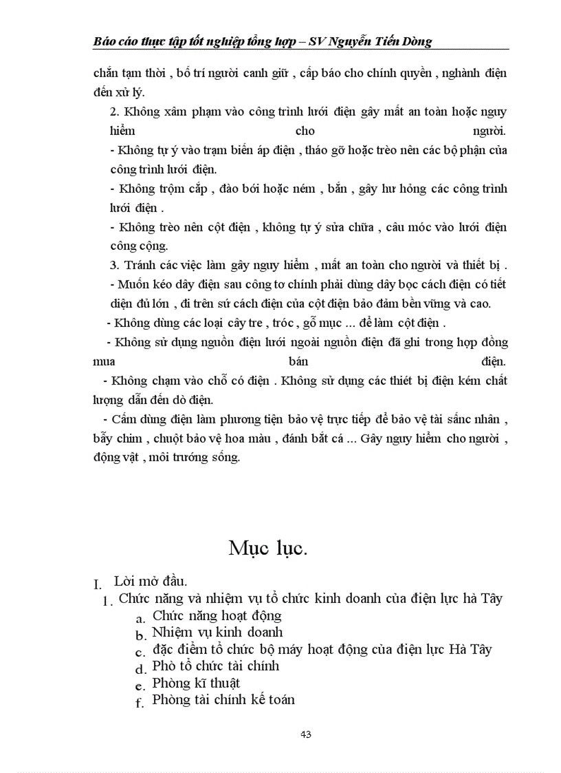 image for page Thực tập tốt nghiệp tổng hợp tại công ty điện lực Hà Tây