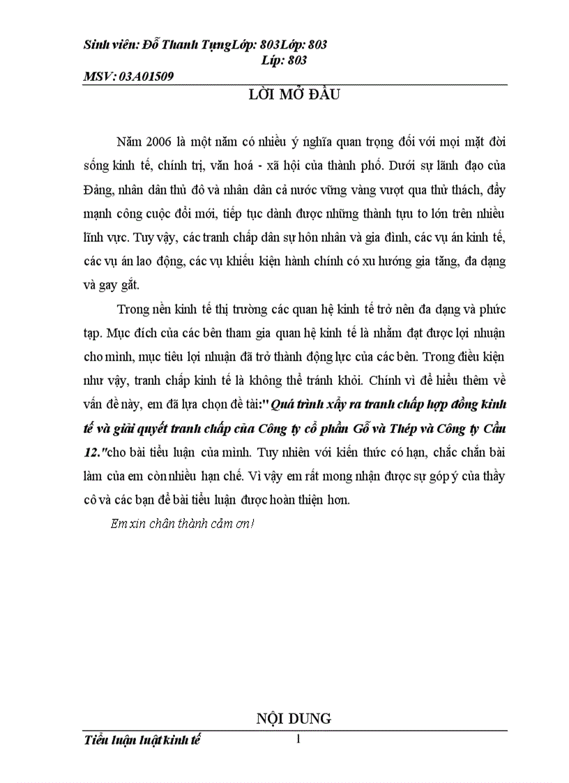 image for page Nội dung vụ tranh chấp, cách thức giải quyết giữa Công ty cổ phần Gỗ và Thép và Công ty Cầu 12.