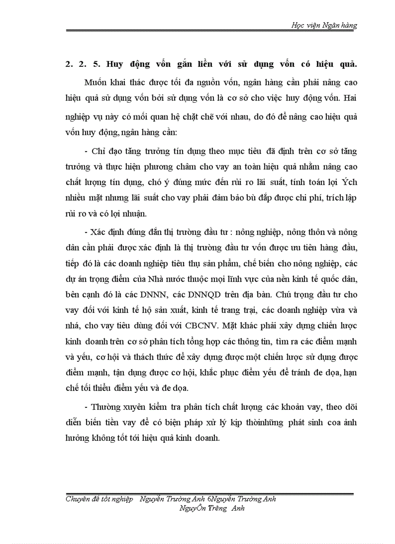 image for page Nâng cao chất lượng hoạt động huy động vốn ở Ngân hàng No & PTNT Sóc Sơn. Thực trạng và giải pháp
