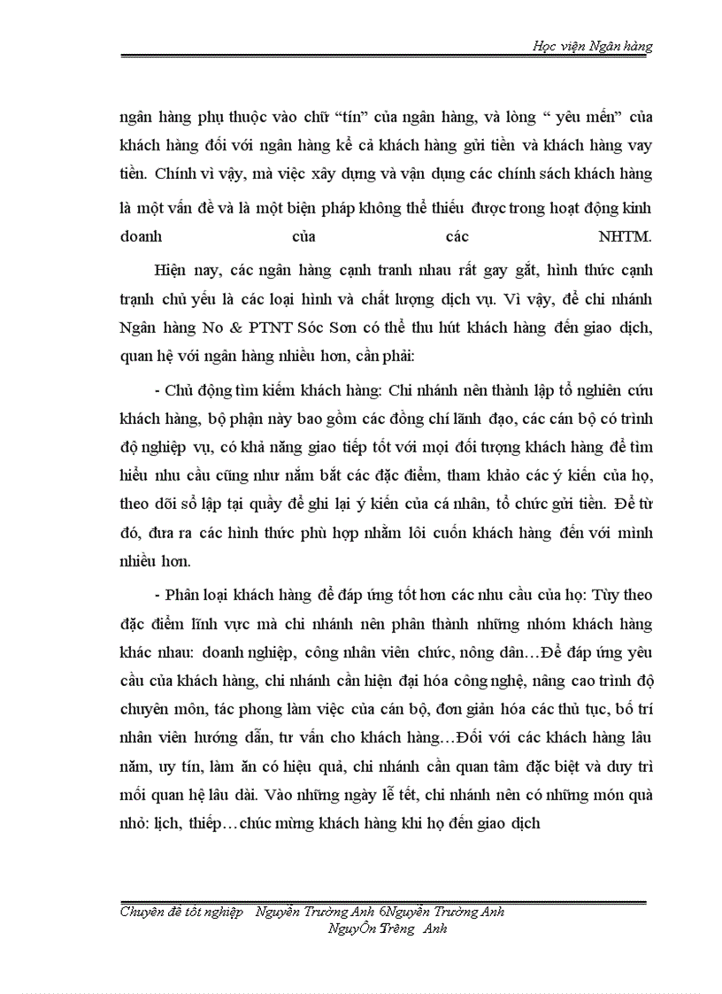 image for page Nâng cao chất lượng hoạt động huy động vốn ở Ngân hàng No & PTNT Sóc Sơn. Thực trạng và giải pháp