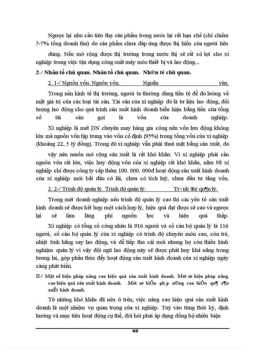 image for page Hiệu quả SXKD tại xí nghiệp may xuất khẩu Thanh Trì