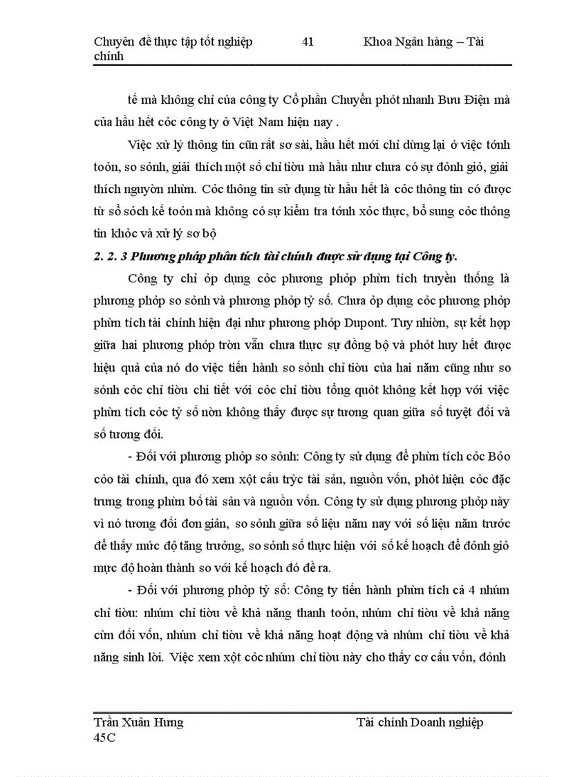 image for page Hoàn thiện phân tích tài chính của công ty Cổ phần chuyển phát nhanh Bưu Điện