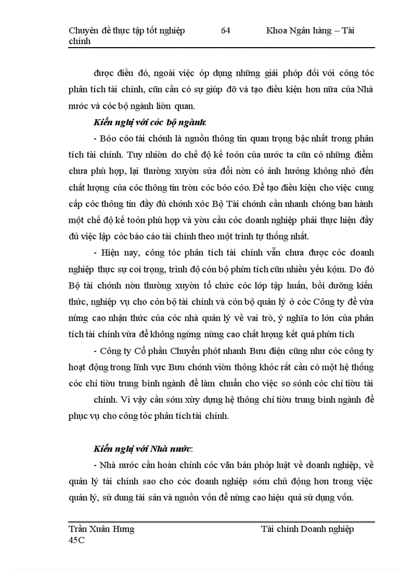 image for page Hoàn thiện phân tích tài chính của công ty Cổ phần chuyển phát nhanh Bưu Điện