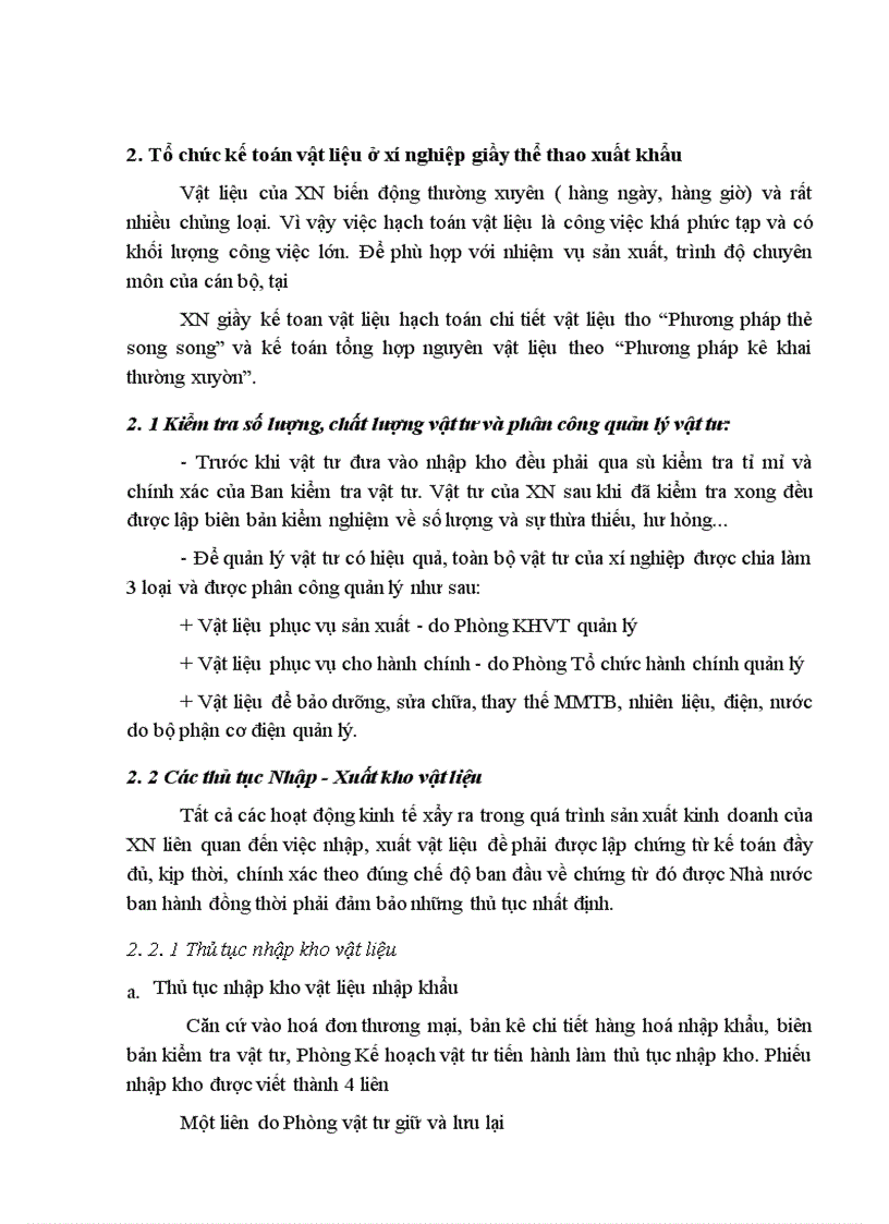 image for page Hoàn thiện tổ chức công tác kế toán Nguyên vật liệu tại Xí nghiệp Giầy thể thao xuất khẩu Kiêu Kỵ - Gia Lâm