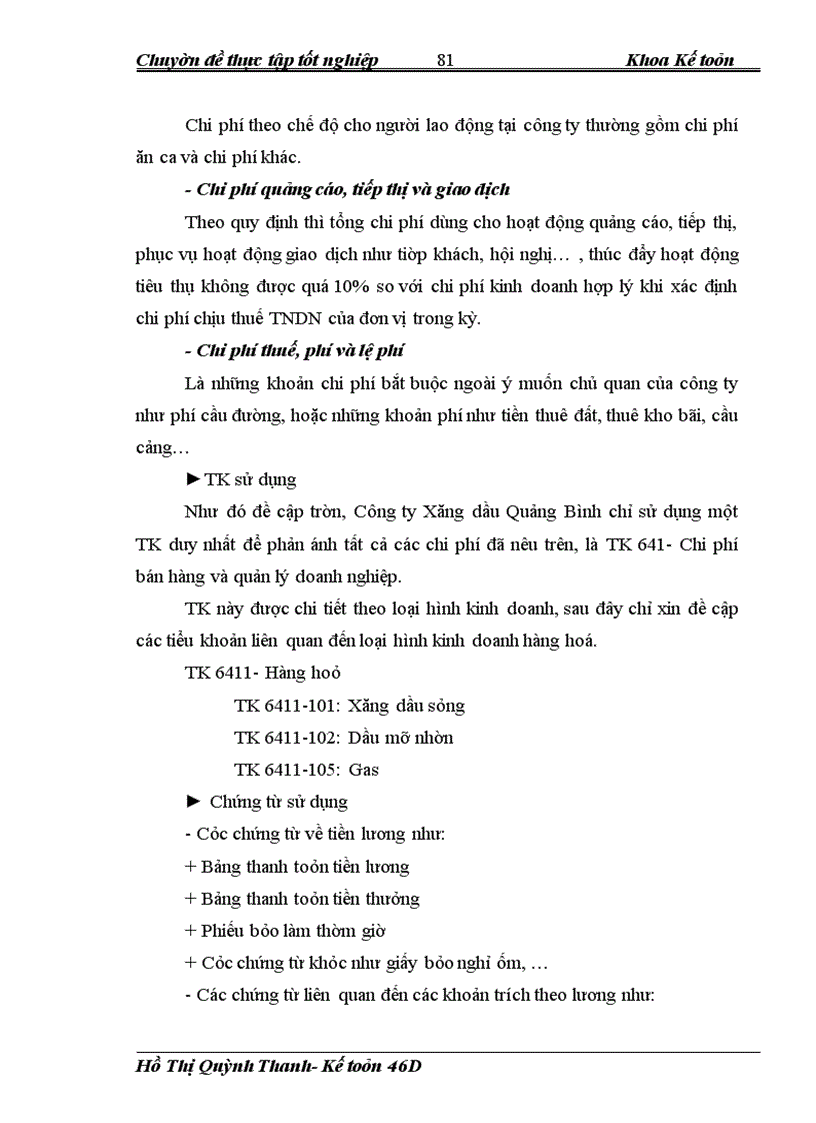 image for page Hoàn thiện kế toán tiêu thụ và xác định kết quả tiêu thụ hàng hoá tại Công ty Xăng dầu Quảng Bình