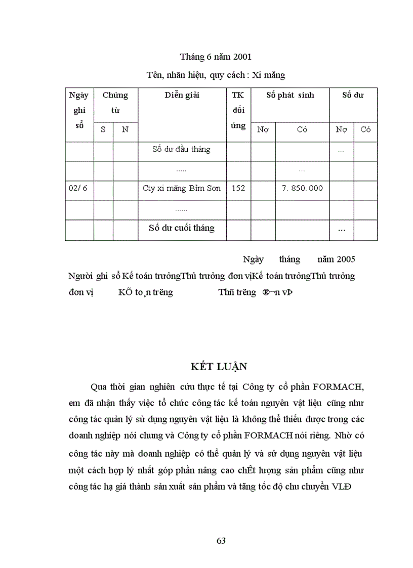 image for page Tổ chức công tác nguyên vật liệu và phân tích tình hình quản lý, sử dụng nguyên vật liệu tại Công ty cổ phần FORMACH