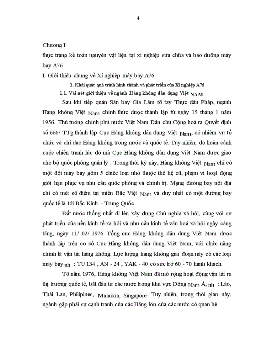 image for page Hoàn thiện kế toán nguyên vật liệu với việc nâng cao hiệu quả quản lý nguyên vật liệu tại Xí nghiệp sửa chữa và bảo dưỡng máy bay A76