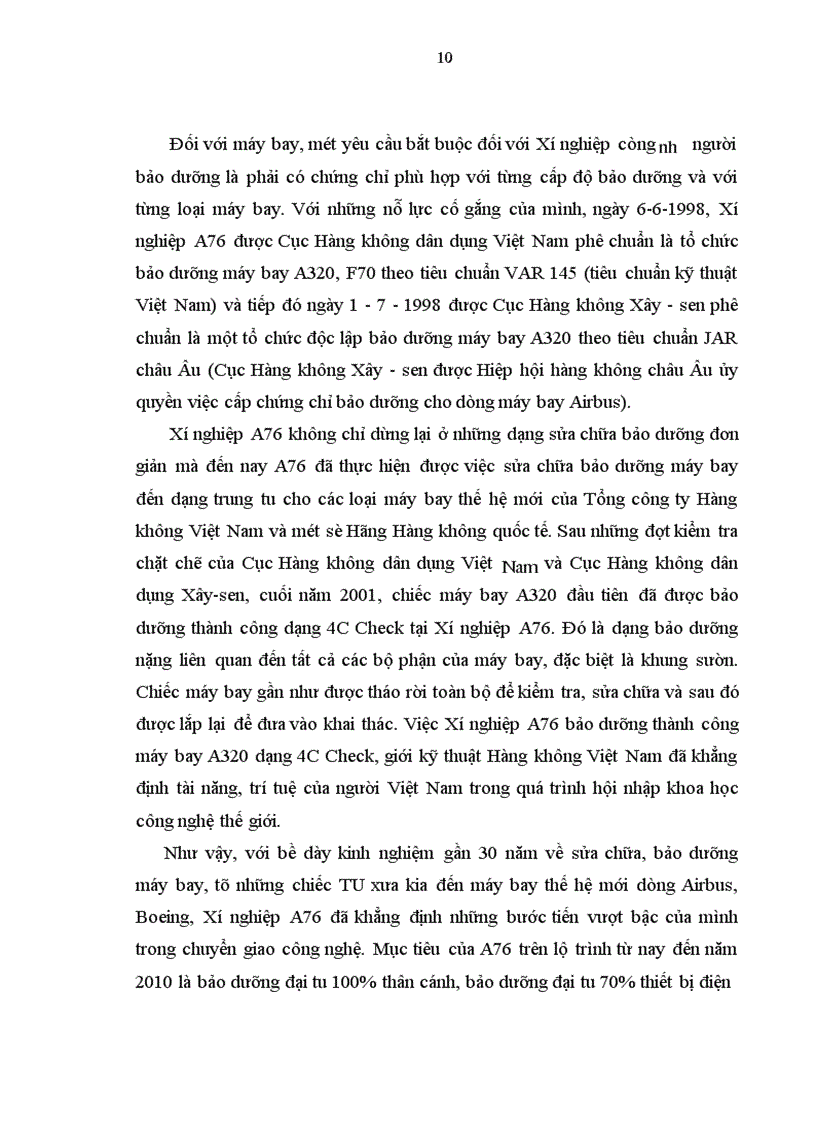 image for page Hoàn thiện kế toán nguyên vật liệu với việc nâng cao hiệu quả quản lý nguyên vật liệu tại Xí nghiệp sửa chữa và bảo dưỡng máy bay A76