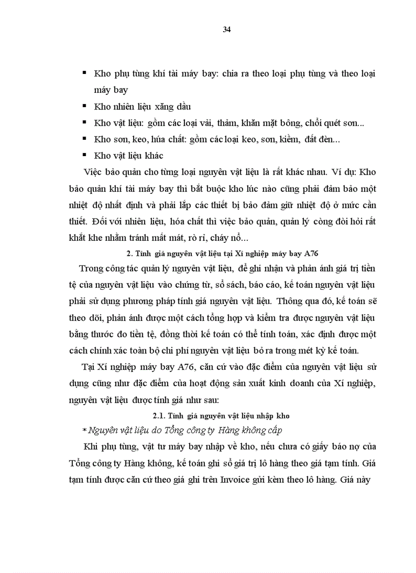 image for page Hoàn thiện kế toán nguyên vật liệu với việc nâng cao hiệu quả quản lý nguyên vật liệu tại Xí nghiệp sửa chữa và bảo dưỡng máy bay A76