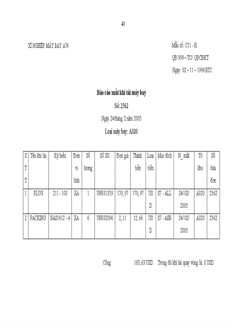image for page Hoàn thiện kế toán nguyên vật liệu với việc nâng cao hiệu quả quản lý nguyên vật liệu tại Xí nghiệp sửa chữa và bảo dưỡng máy bay A76