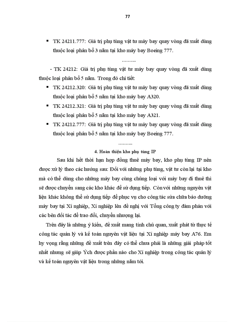 image for page Hoàn thiện kế toán nguyên vật liệu với việc nâng cao hiệu quả quản lý nguyên vật liệu tại Xí nghiệp sửa chữa và bảo dưỡng máy bay A76
