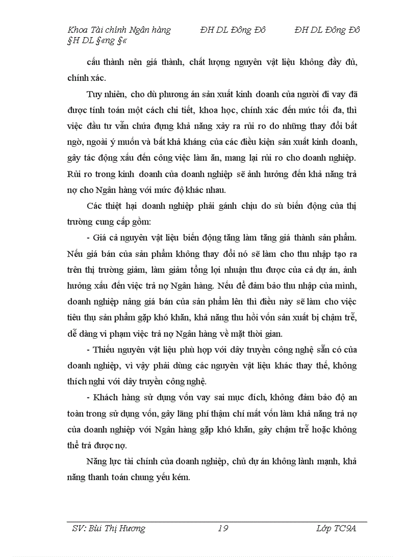 image for page Giải pháp phòng ngừa, hạn chế rủi ro trong hoạt động tín dụng tại Chi nhánh Ngân hàng Nông nghiệp và Phát triển nông thôn Láng Hạ