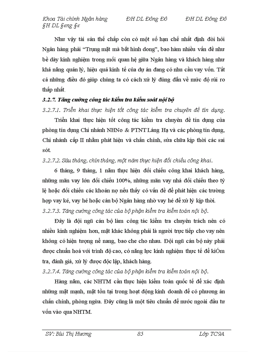 image for page Giải pháp phòng ngừa, hạn chế rủi ro trong hoạt động tín dụng tại Chi nhánh Ngân hàng Nông nghiệp và Phát triển nông thôn Láng Hạ