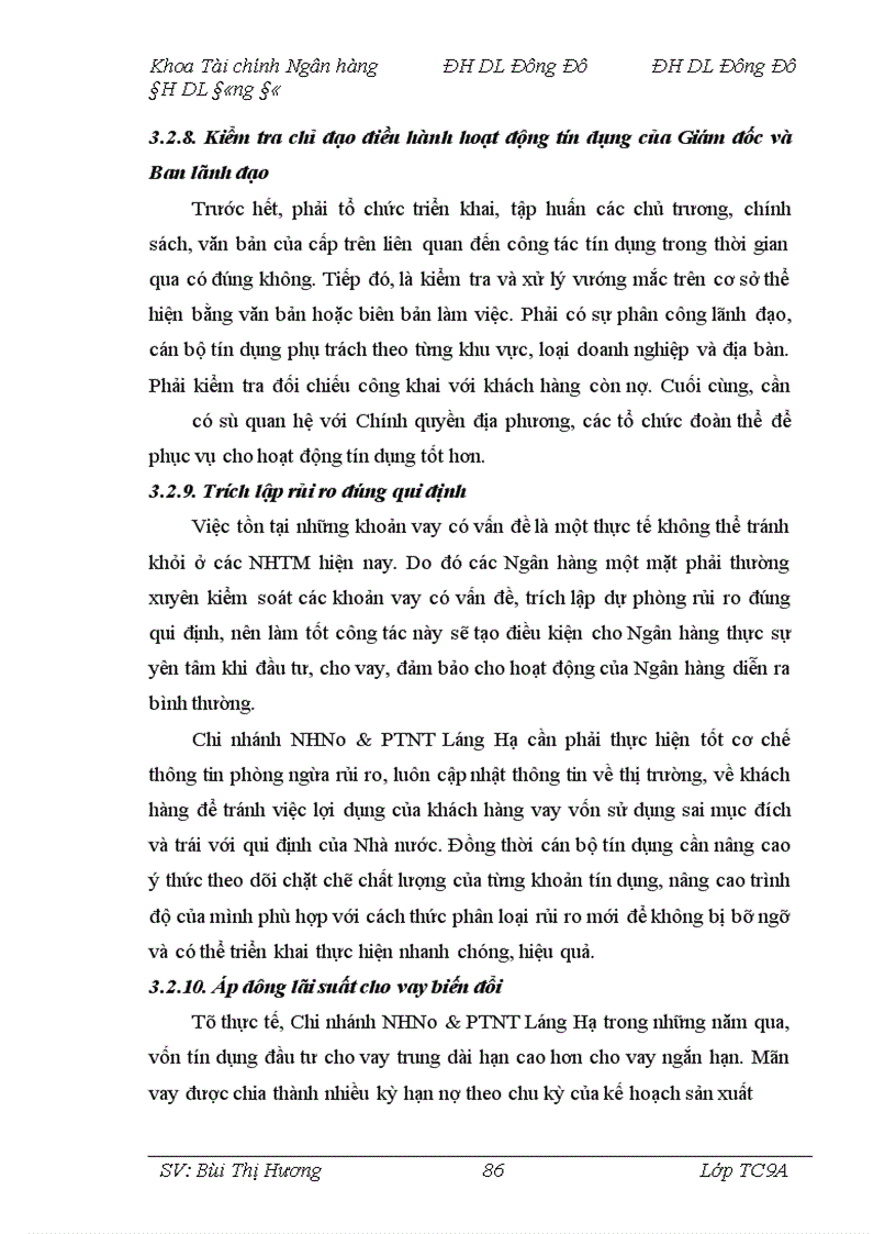 image for page Giải pháp phòng ngừa, hạn chế rủi ro trong hoạt động tín dụng tại Chi nhánh Ngân hàng Nông nghiệp và Phát triển nông thôn Láng Hạ