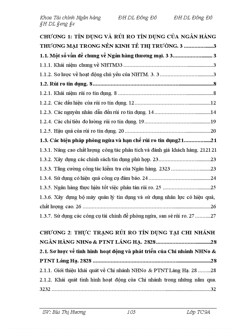 image for page Giải pháp phòng ngừa, hạn chế rủi ro trong hoạt động tín dụng tại Chi nhánh Ngân hàng Nông nghiệp và Phát triển nông thôn Láng Hạ
